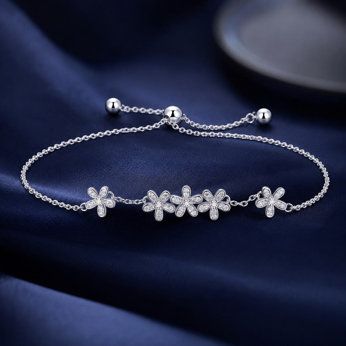 925 Sterling Silver Bracelet 22cm for Women  DestGlow