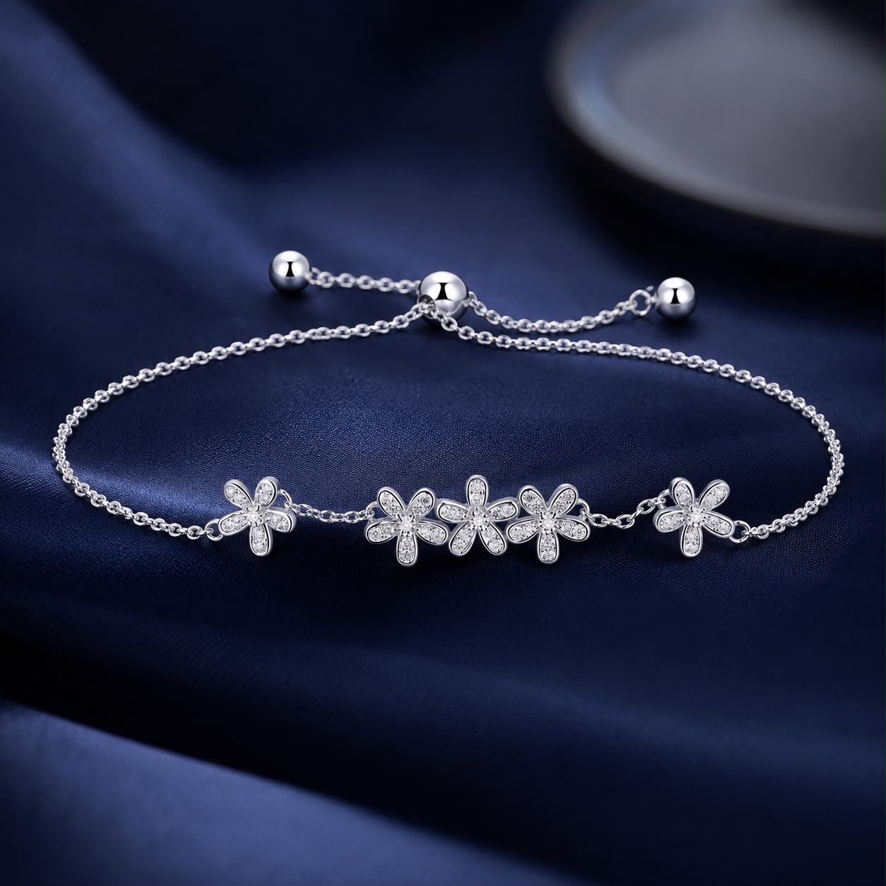 925 Sterling Silver Bracelet 22cm for Women  DestGlow