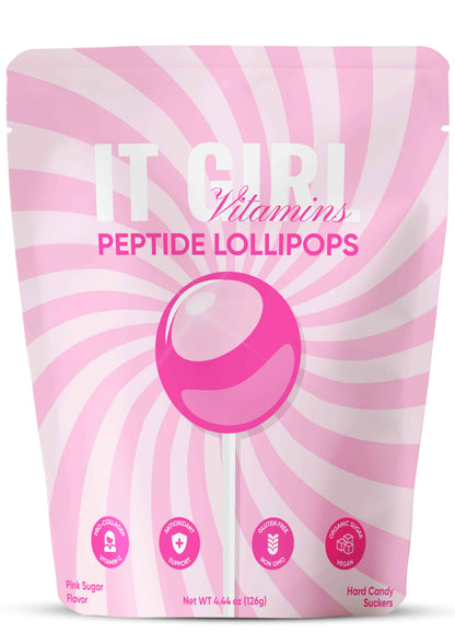 It Girl Beauty Lollipops - Collagen Peptides &amp; Vitamin C Healthy Candy for Skin, Hair, Nails
