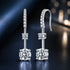 925 Sterling Silver Moissanite 1.00 Carat Earrings for Women  DestGlow
