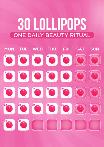 It Girl Beauty Lollipops - Collagen Peptides &amp; Vitamin C Healthy Candy for Skin, Hair, Nails by It Girl Vitamins