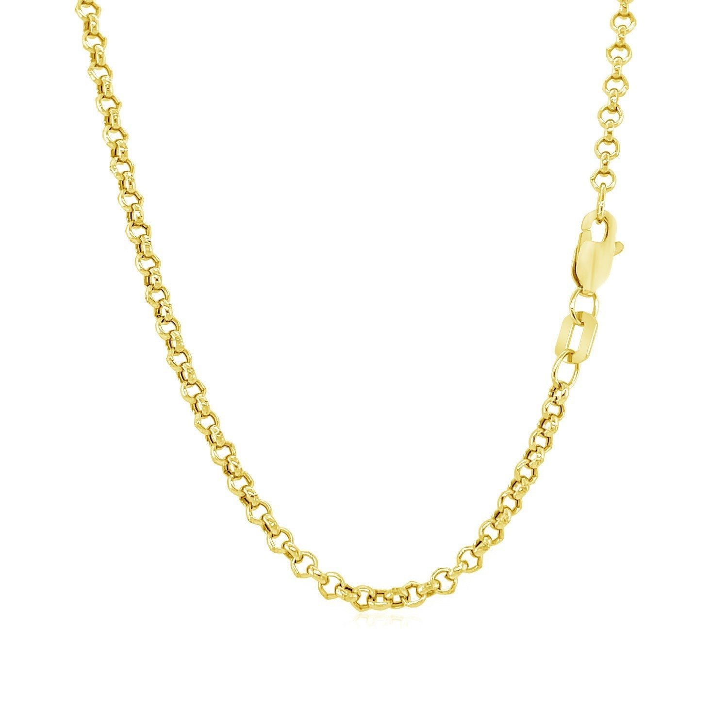 2.3mm 10k Yellow Gold Rolo Chain by Bids.com