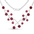 6.00 Carat Genuine Rhodolite Garnet .925 Sterling Silver Necklace by Bids.com