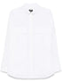 Fendi Men Topstitched Fendi Roma Lettering Cotton Shirt by Luosophy
