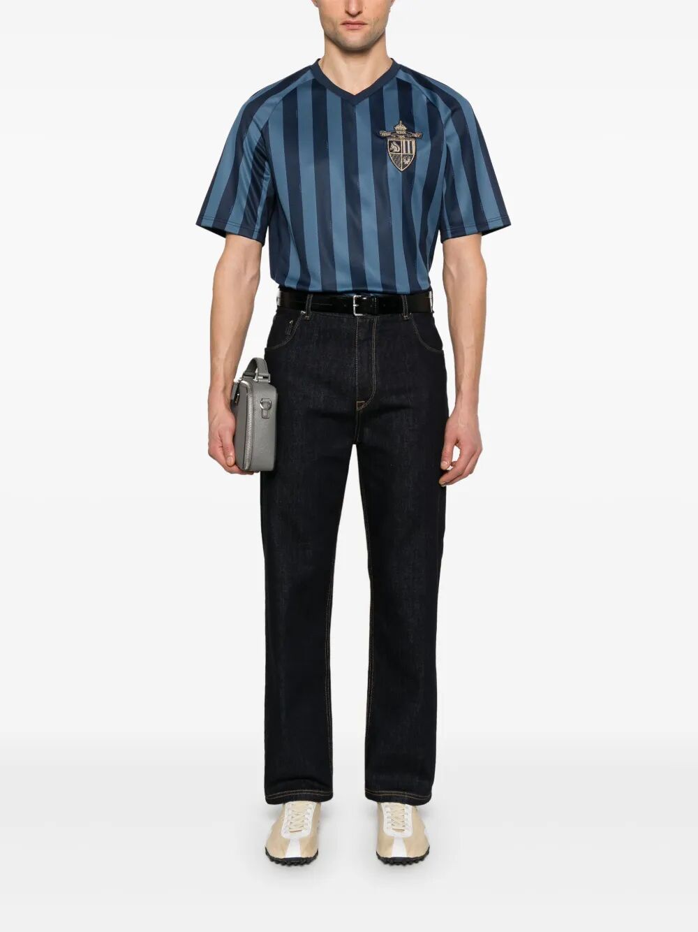 Fendi Men Pequin Fabric Fendi Club T-Shirt by Luosophy