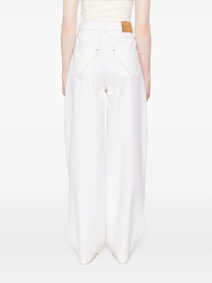 Bottega Veneta Women Pantaloni A Gamba Ampia In Denim by Luosophy