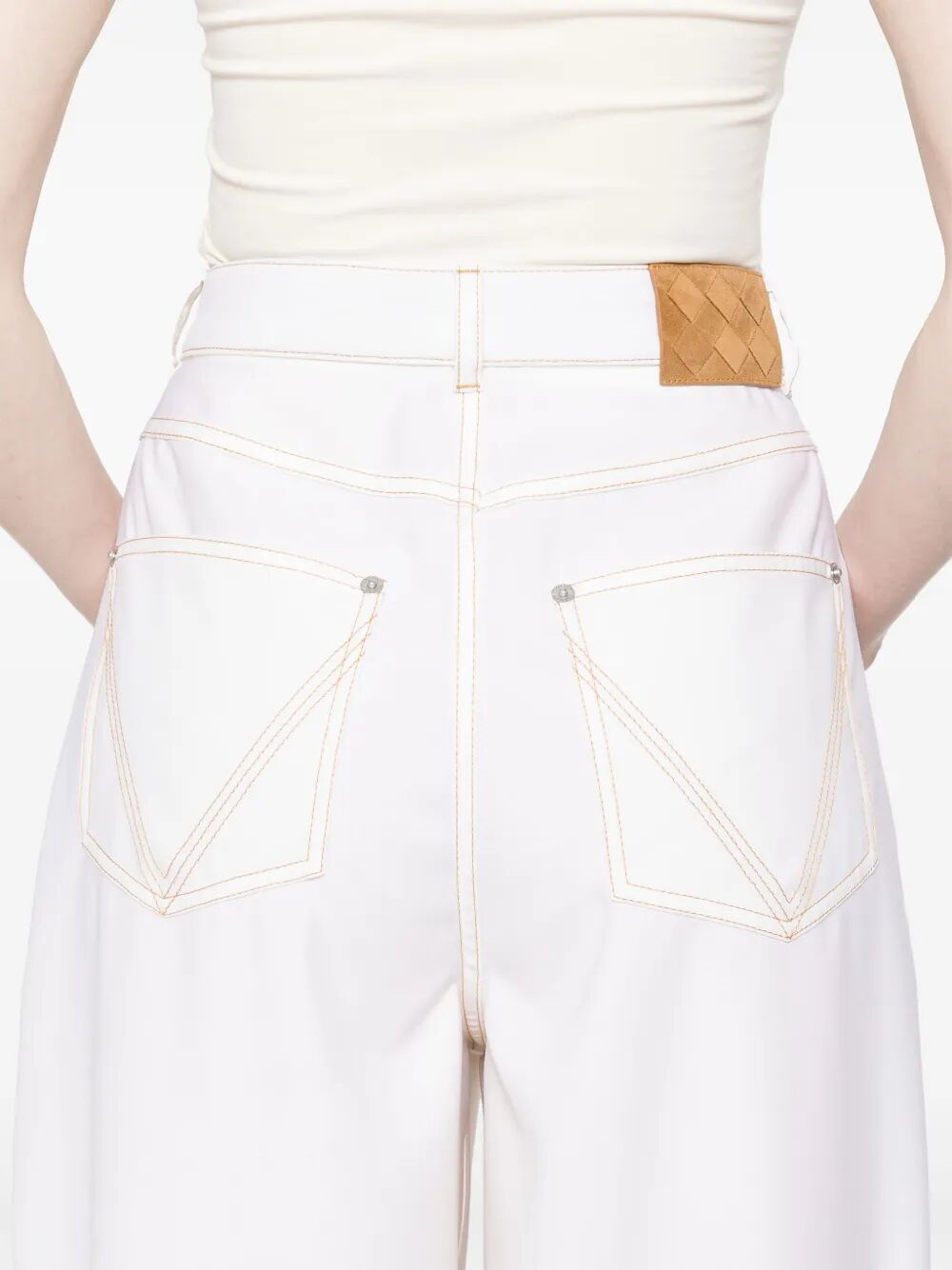 Bottega Veneta Women Pantaloni A Gamba Ampia In Denim by Luosophy