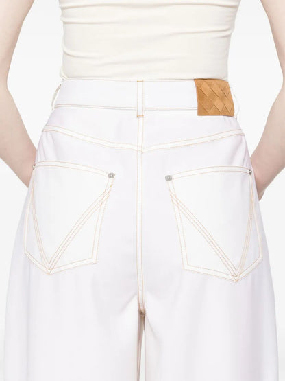 Bottega Veneta Women Pantaloni A Gamba Ampia In Denim by Luosophy