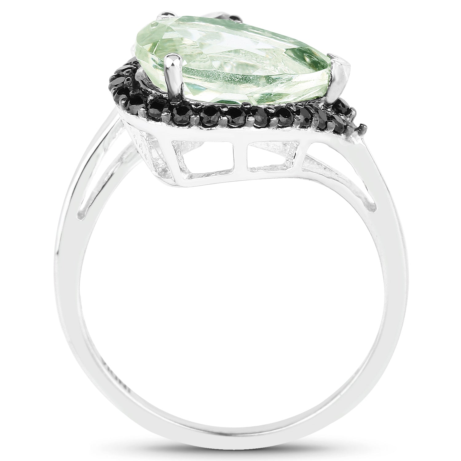 3.42 Carat Genuine Multi Stone .925 Sterling Silver Ring by Bids.com