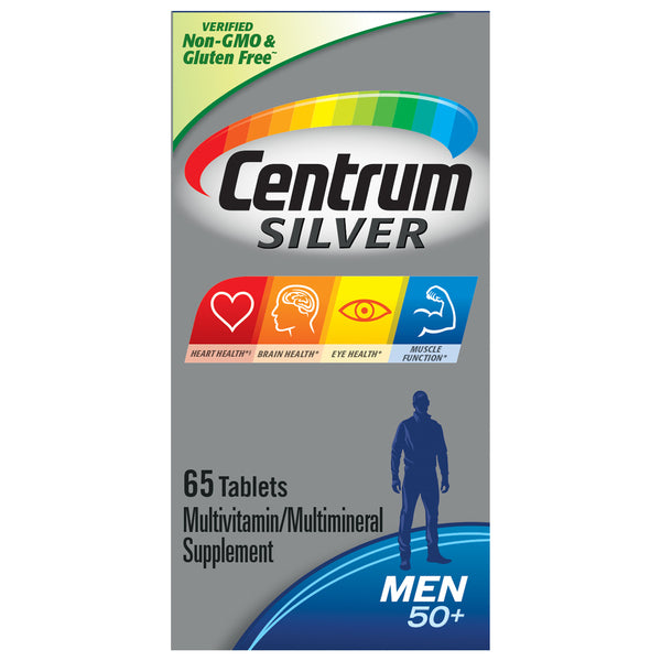 Centrum Multivitamin, Men 50+, Silver, Tablets by Pasteur Pharmacy