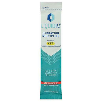 Liquid I.V.® Hydration Multiplier® Electrolyte Mix – Strawberry (0.56 Oz Single Packet)