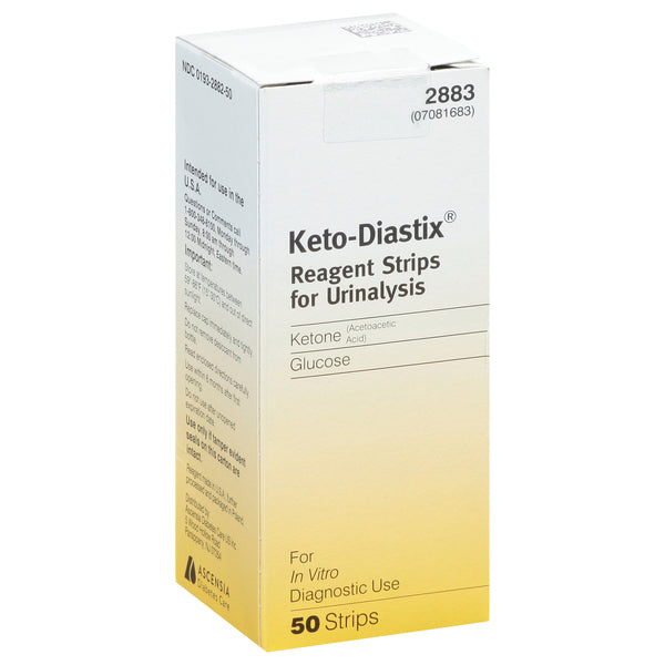 Keto-Diastix Reagent Strips For Urinalysis 