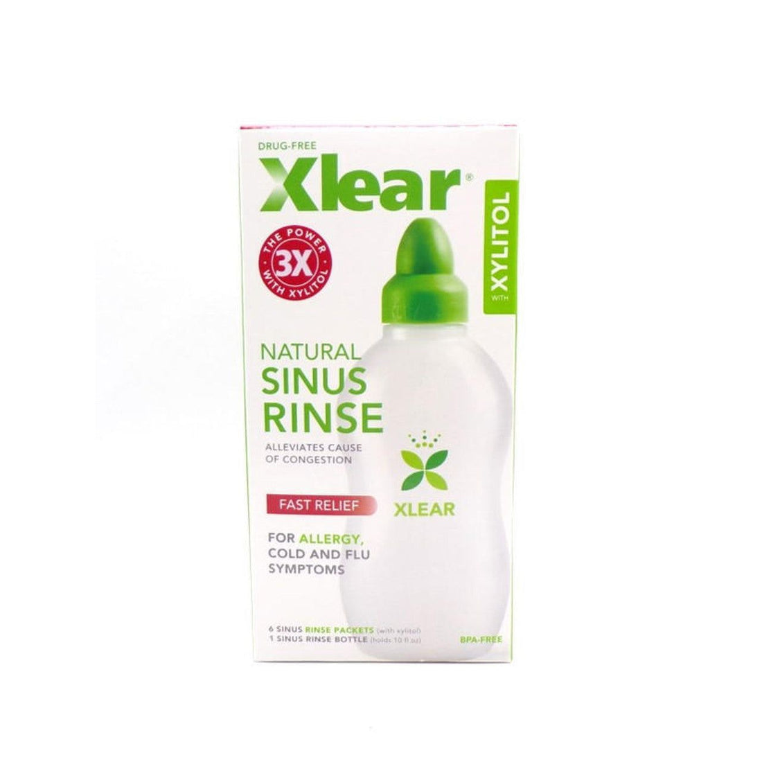 Xlear Sinus Care Rinse Kit with Xylitol – Natural Relief &amp; Congestion Support by Pasteur Pharmacy