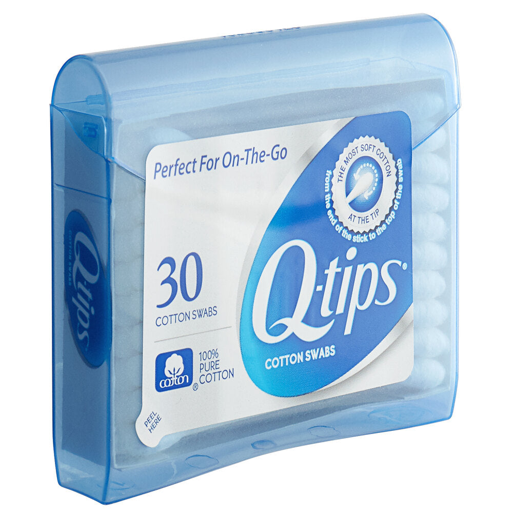 Q-tips Cotton Swabs Purse Pack 30 Ct 