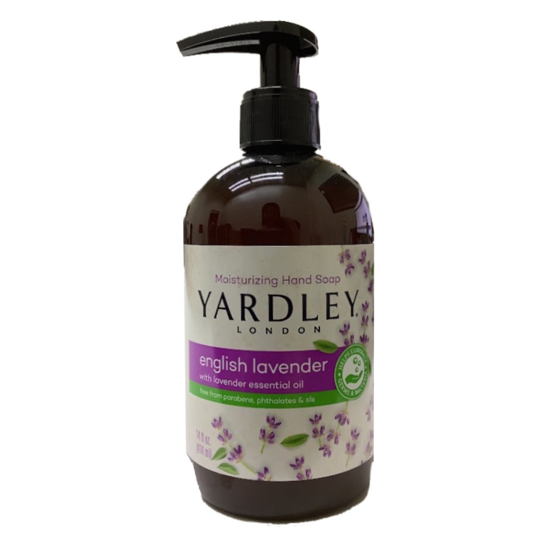 Yardley London English Lavender Liquid Hand Soap – Soothing &amp; Moisturizing, 14 oz by Pasteur Pharmacy