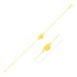 14K Yellow Gold Saturn Bracelet by Bids.com