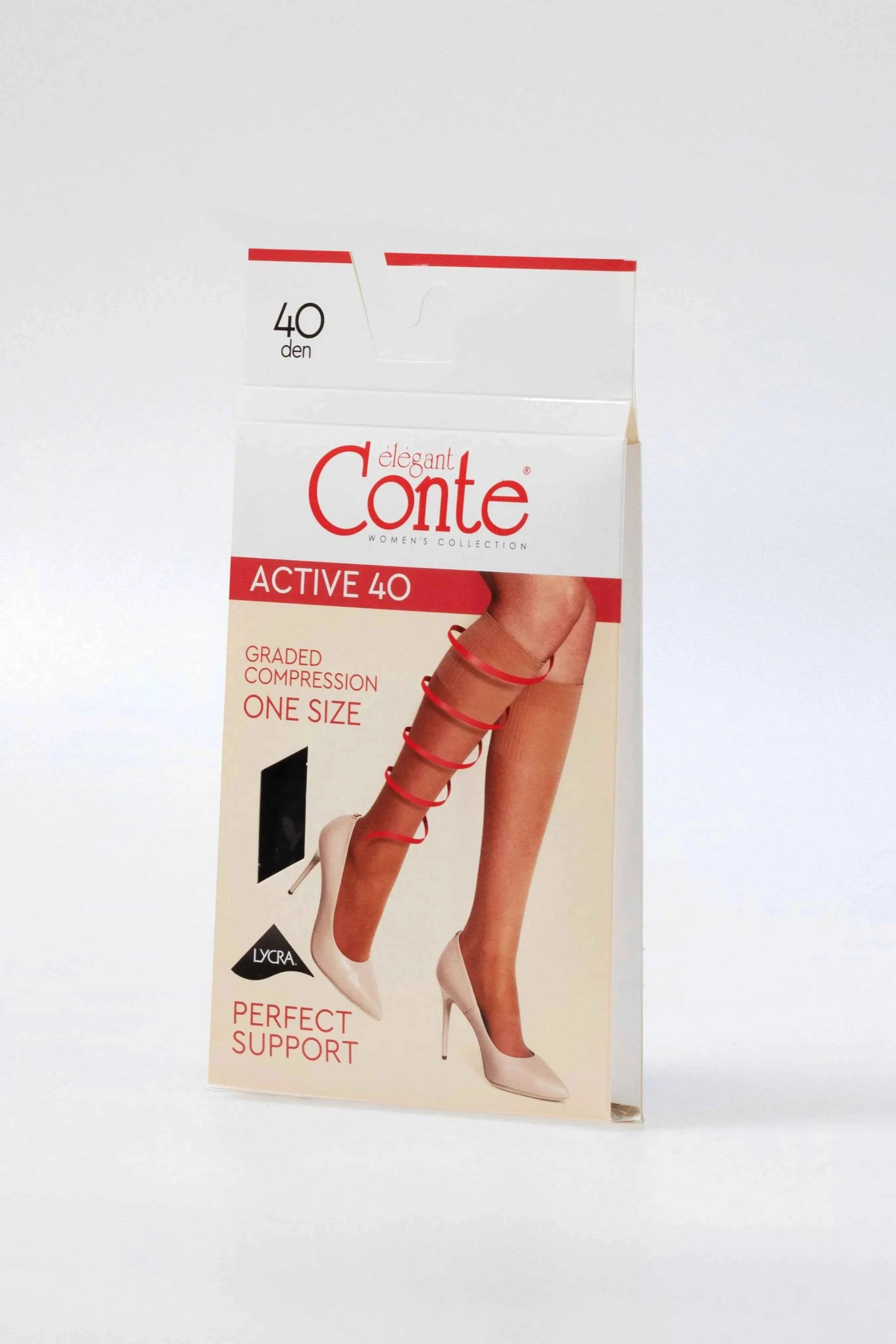 Knee Highs Conte Active 40 Den (1 pair)