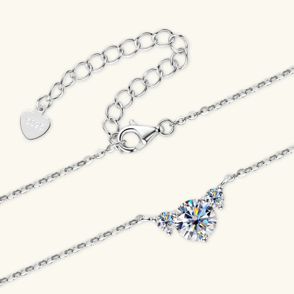 1.2 Carat Sparkala™ 925 Sterling Silver Necklace by Sparkala