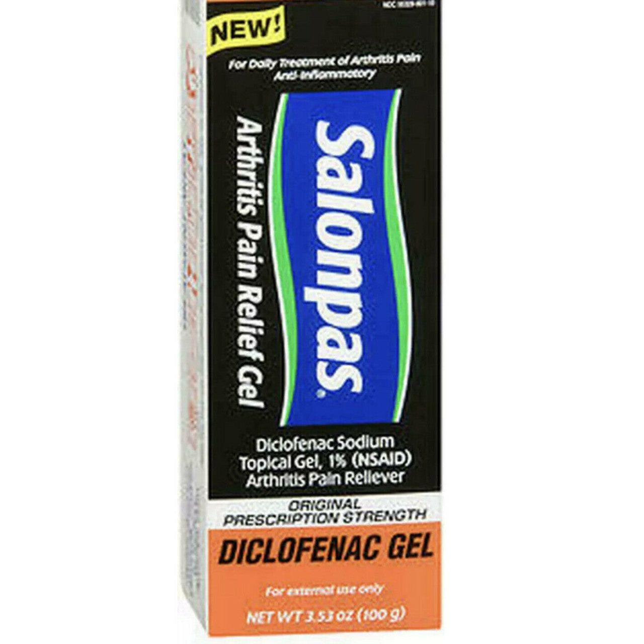 Salonpas Original Prescription Strength Diclofenac Arthritis Pain Relief Gel 3.53 Oz by Pasteur Pharmacy