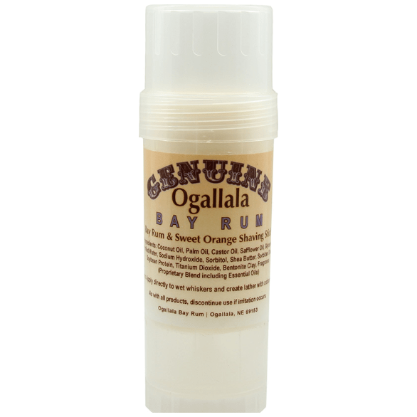 Ogallala Bay Rum, Bay Rum &amp; Sweet Orange Shaving Stick 2.5 Oz. by Pasteur Pharmacy