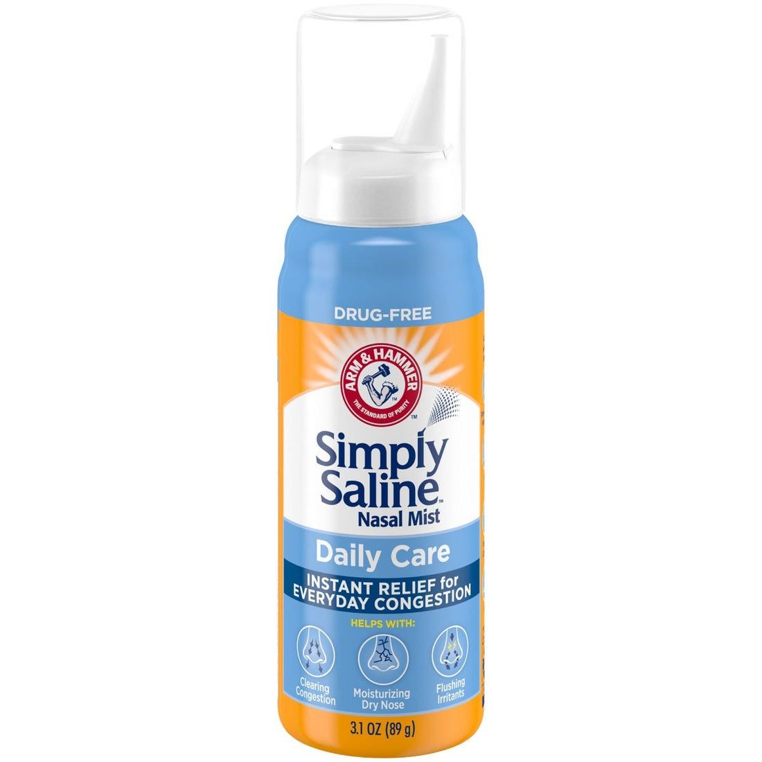 Simply Saline Arm &amp; Hammer Nasal Mist, Daily Care - 3.1 Oz by Pasteur Pharmacy