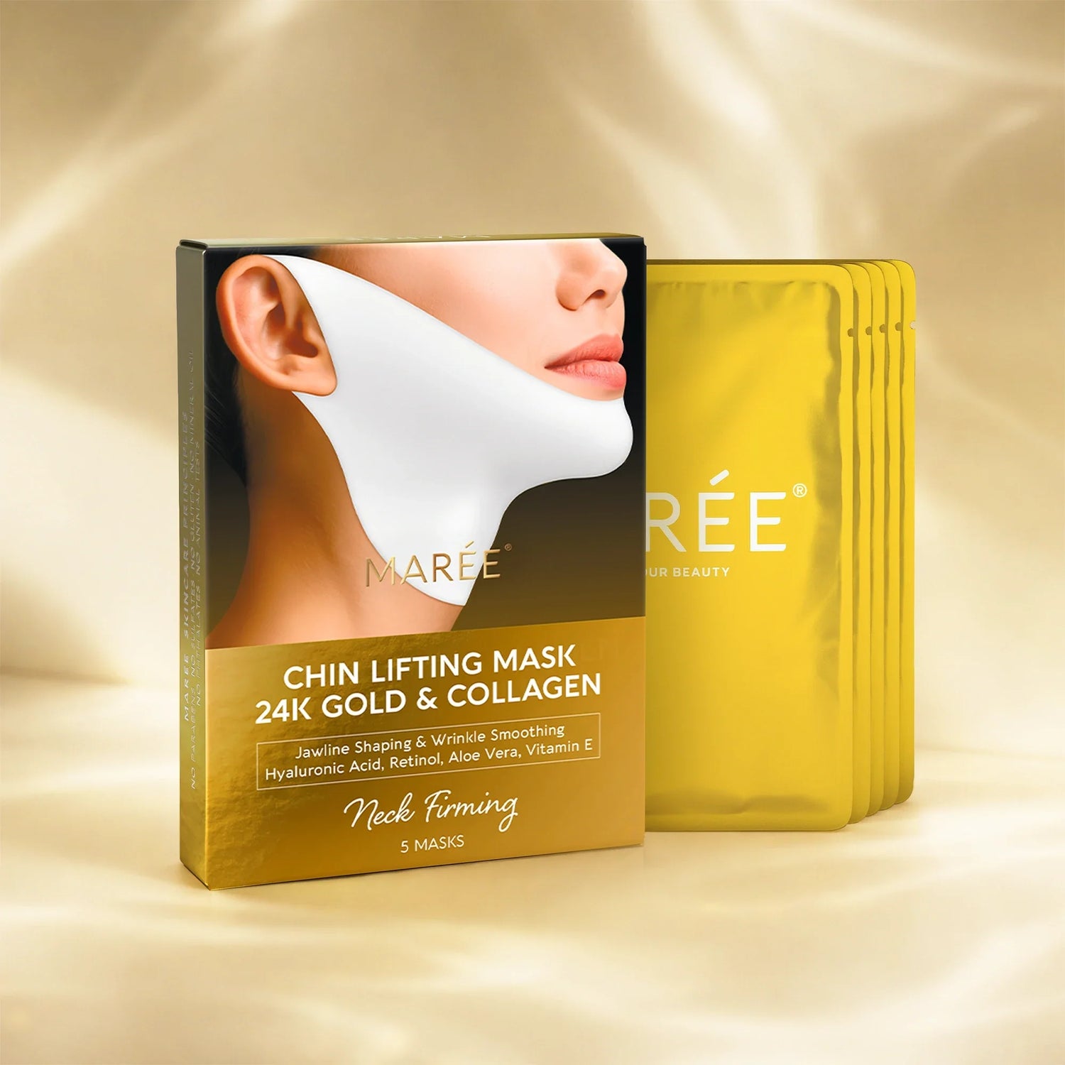 24K Gold V-Line Lifting Mask by Maree