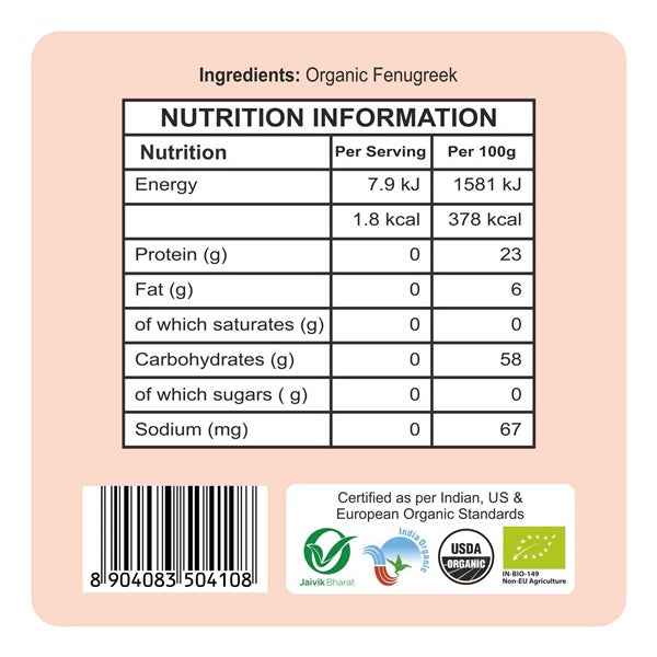 24 Mantra Organic Fenugreek Seeds