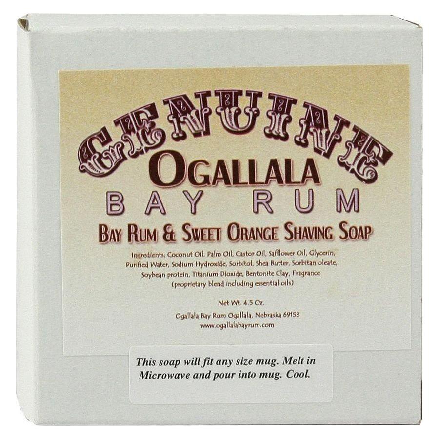 Ogallala Bay Rum &amp; Sweet Orange Shaving Soap 4.5 Oz by Pasteur Pharmacy