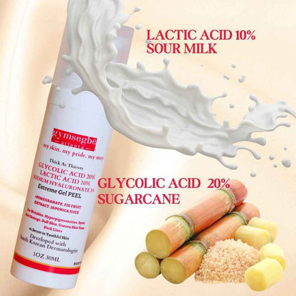 Thick As Thieves Pure Glycolic Acid Lactic Acid Extreme Gel Peel - 30ml