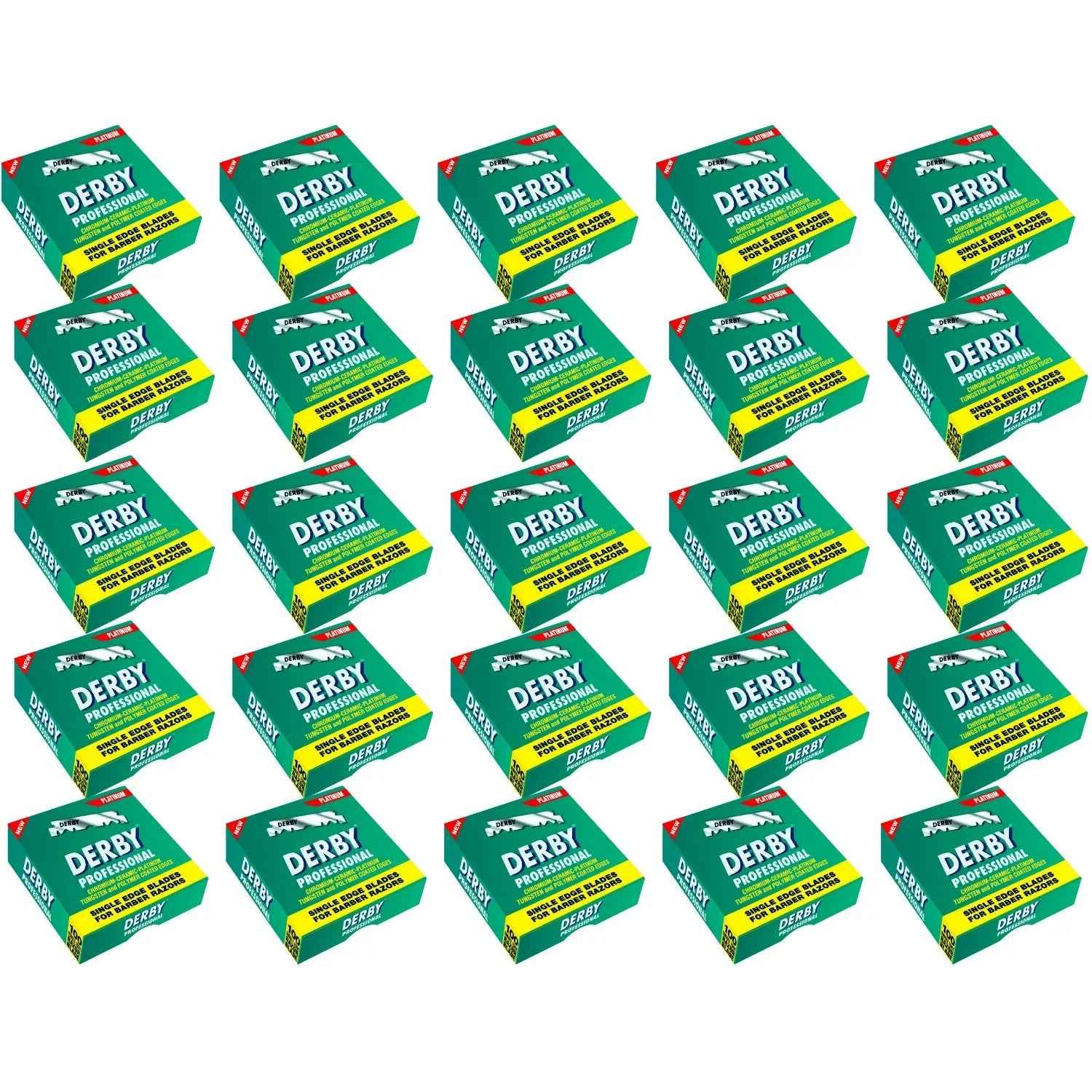 Derby Prof Single Edge Razor Blades 100ct