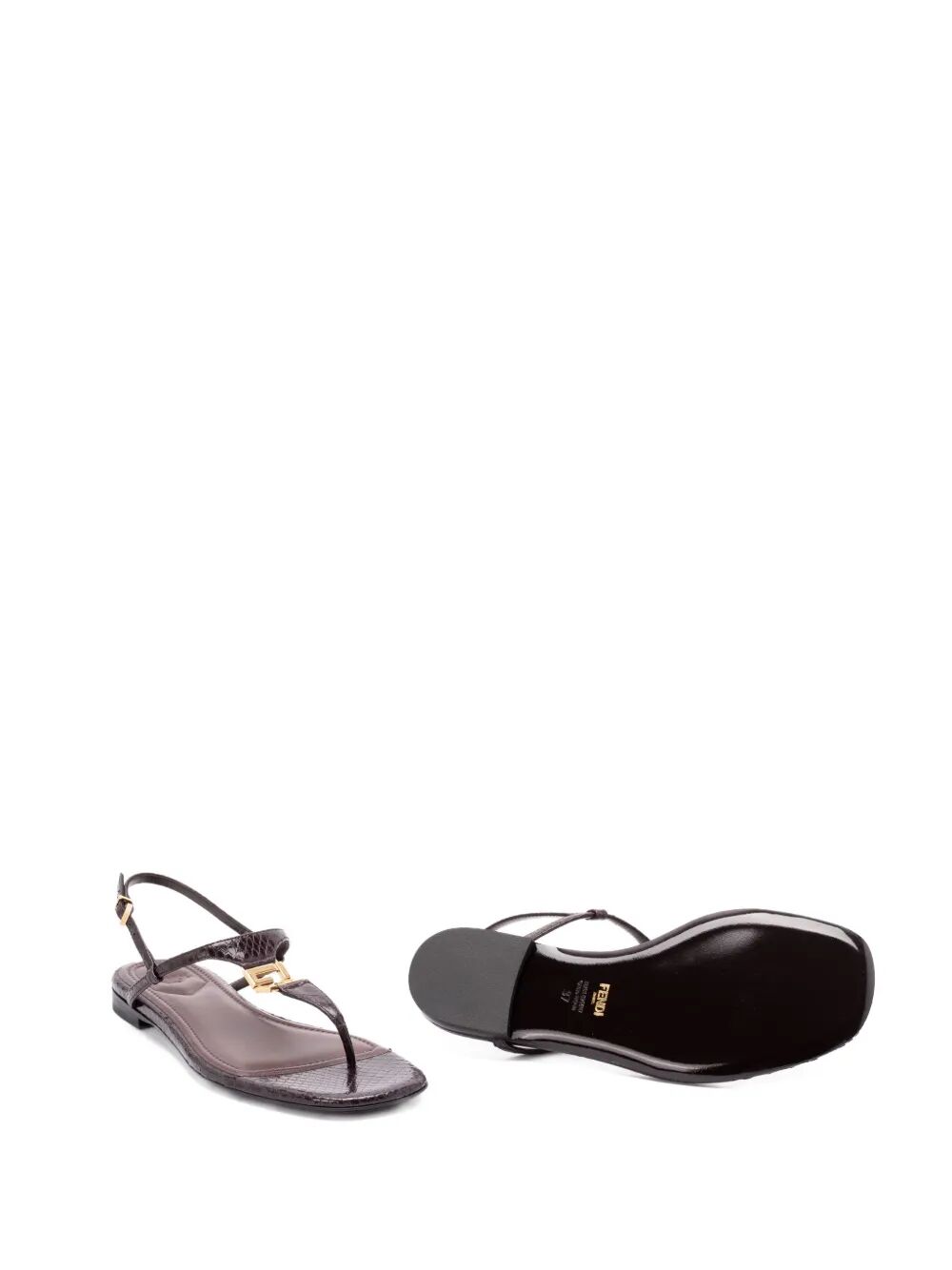 Fendi Women Fendi Ffold Ayers Flip-Flops 
