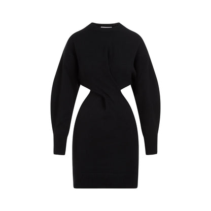 Alexander Mcqueen Wool Mini Dress Women by Luosophy