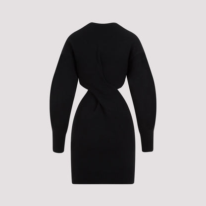 Alexander Mcqueen Wool Mini Dress Women by Luosophy