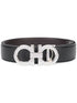 Ferragamo Men Polished Finish Gancini Reversible Belt by Luosophy