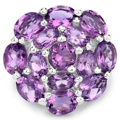9.28 Carat Genuine Amethyst .925 Sterling Silver Ring by Bids.com