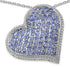 2.98 Carat Genuine Tanzanite .925 Sterling Silver Pendant by Bids.com