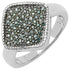 0.28 Carat Genuine Blue Diamond .925 Sterling Silver Ring by Bids.com