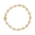 14K White Gold 1 1/5 Cttw Round Diamond Flower Blossom Link Bracelet (H-I Color, SI1-SI2 Clarity) - Size 7" by Bids.com