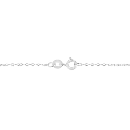 14K White Gold 2.00 Cttw Brilliant Round-Cut Diamond 7 Stone Flower Cluster 18" Pendant Necklace (H-I Color, SI2-I1 Clarity) by Bids.com