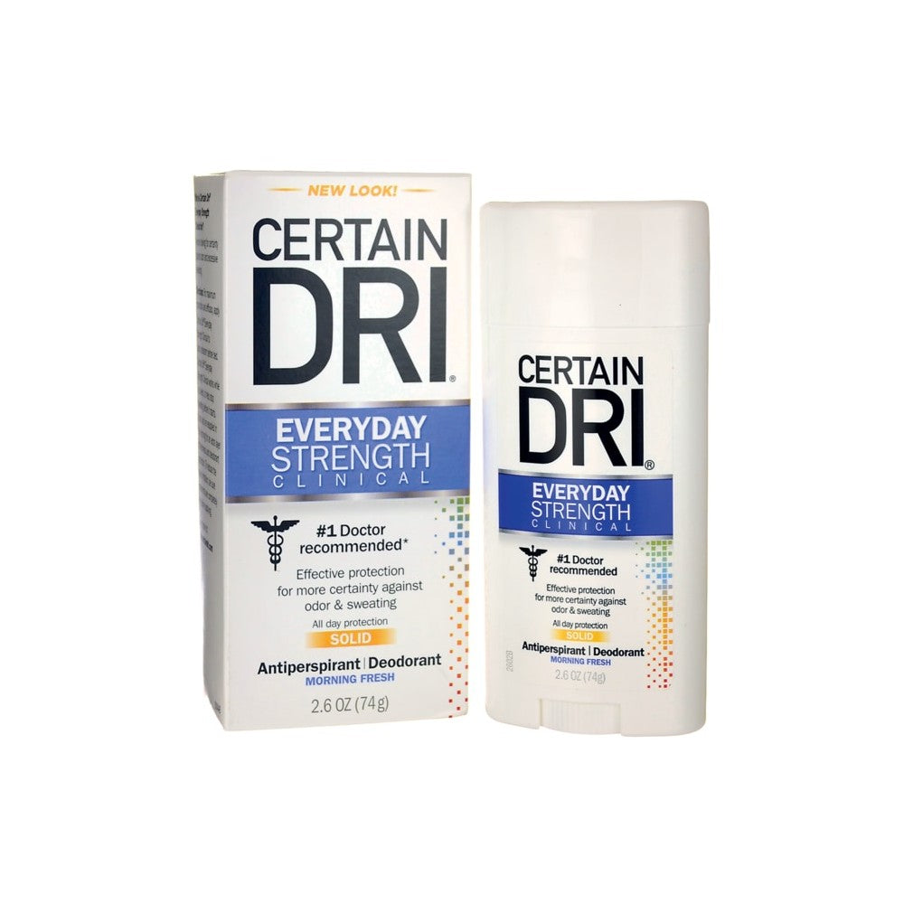 Certain Dri Everyday Strength Clinical Solid Morning Fresh Antiperspirant Deodorant 2.6 Oz by Pasteur Pharmacy