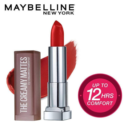 Maybelline New York Color Sensational Creamy Matte Lipstick / 634 Bold Crimson