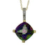 Treated Topaz Diamond Fashion Pendants 10KT Yellow Gold by Bids.com