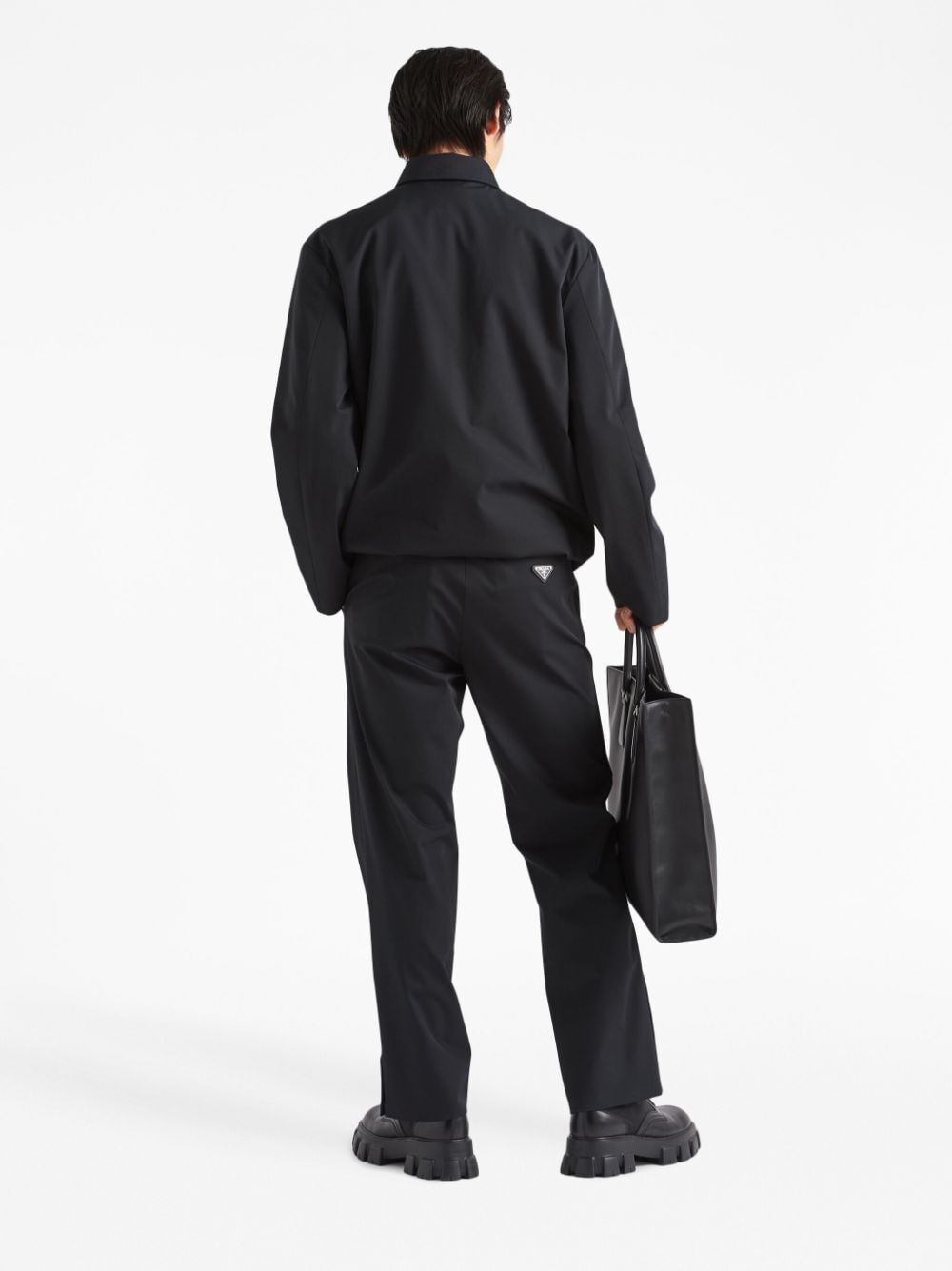 Prada Men Pantaloni In Tecno Stretch by Luosophy