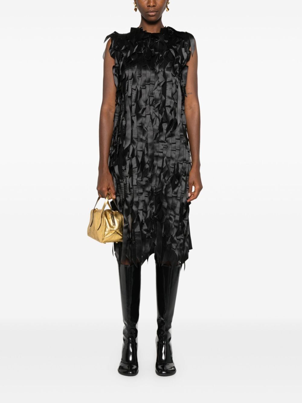 Prada Women Abito Midi Con Fiocchi by Luosophy