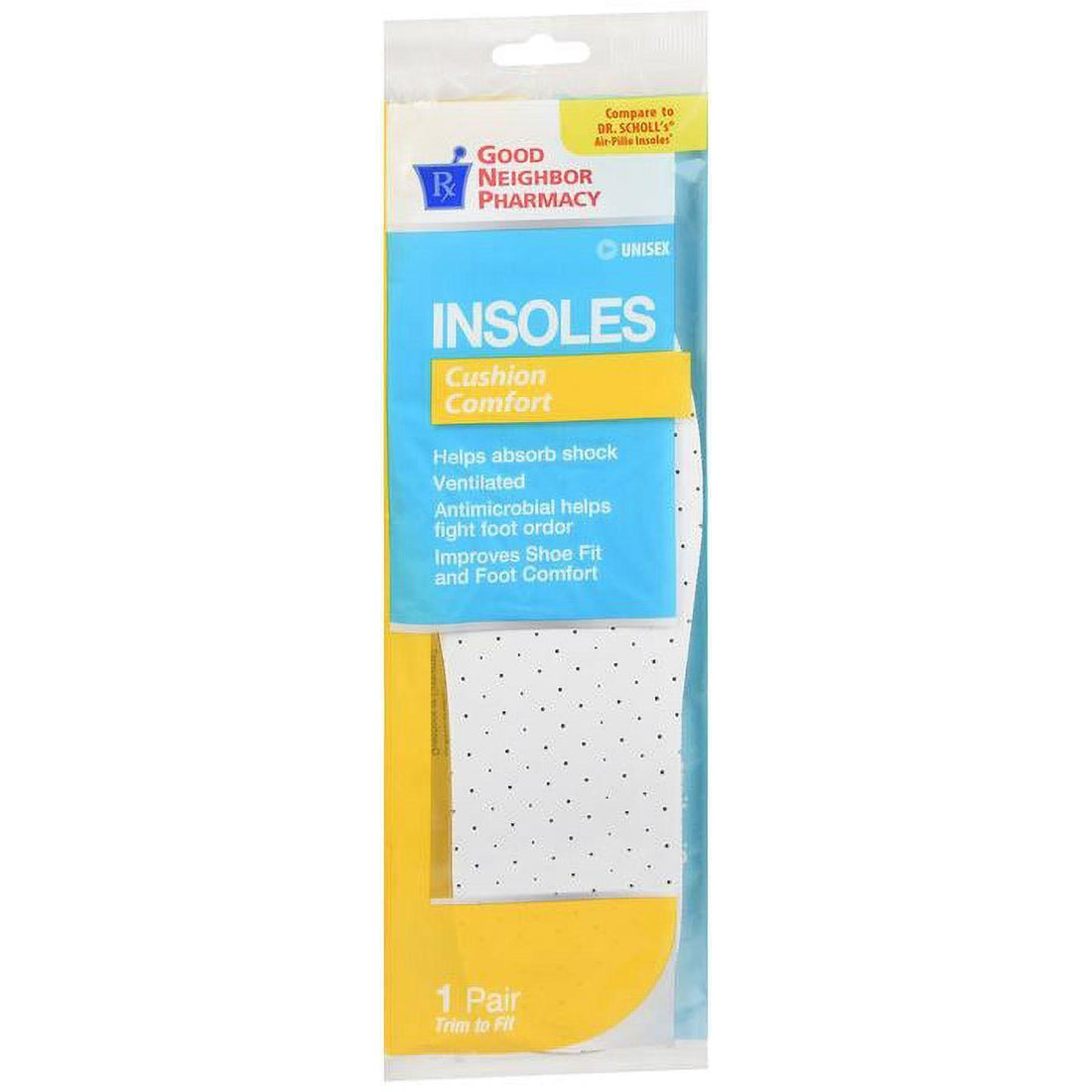 Silver Rod Pharmacy GNP Unisex Insoles 1 Pair 