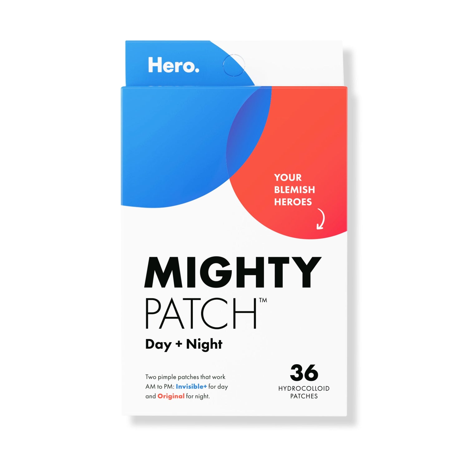 Hero Cosmetics Mighty Patch Day &amp; Night 36ct - Imperfect Box