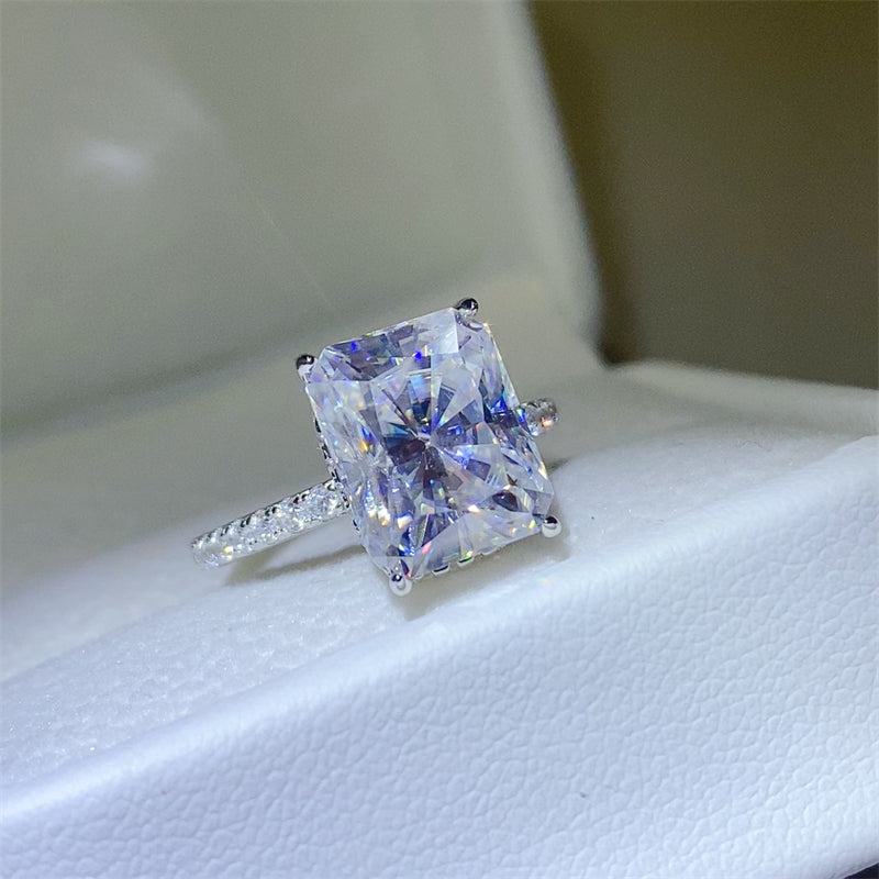 5 Carat Radiant Cut Sparkala™ 925 Sterling Silver Ring by Sparkala