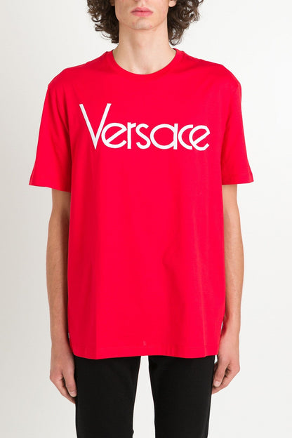 Versace Men Embroidered Logo Tee by Luosophy