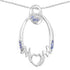 0.18 Carat Genuine Tanzanite .925 Sterling Silver Pendant by Bids.com