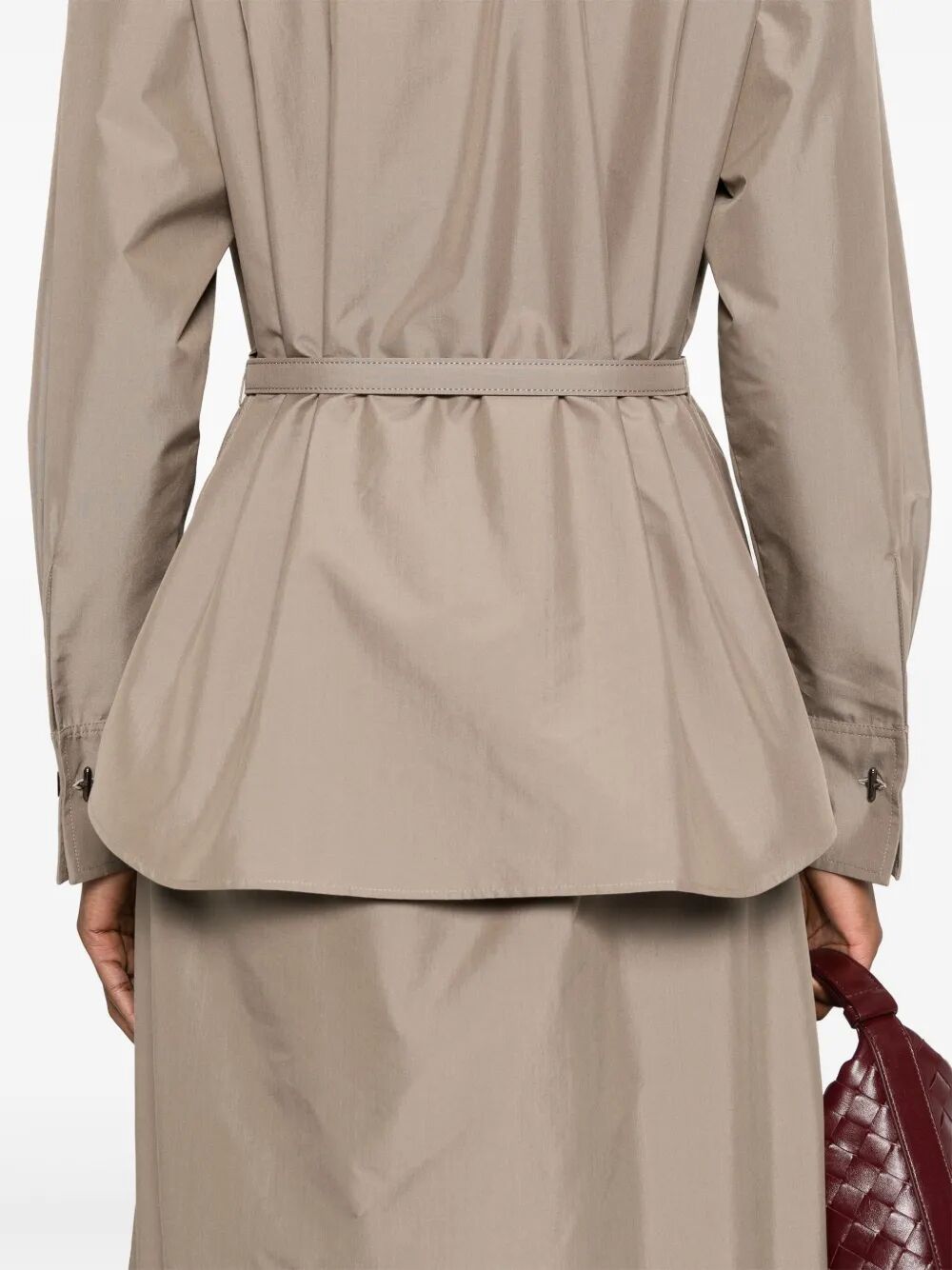 Fendi Women Poplin Belted Shirt Dress by Luosophy